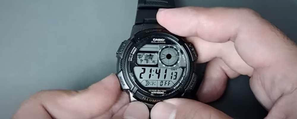 مرحله دوم: تنظیم ساعت و دقیقه