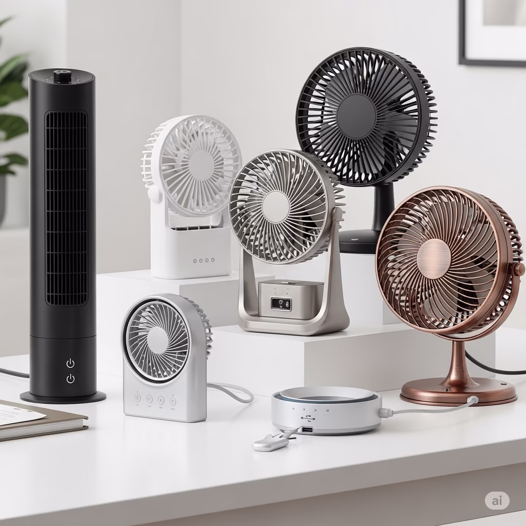 پنکه‌های شارژی رومیزی