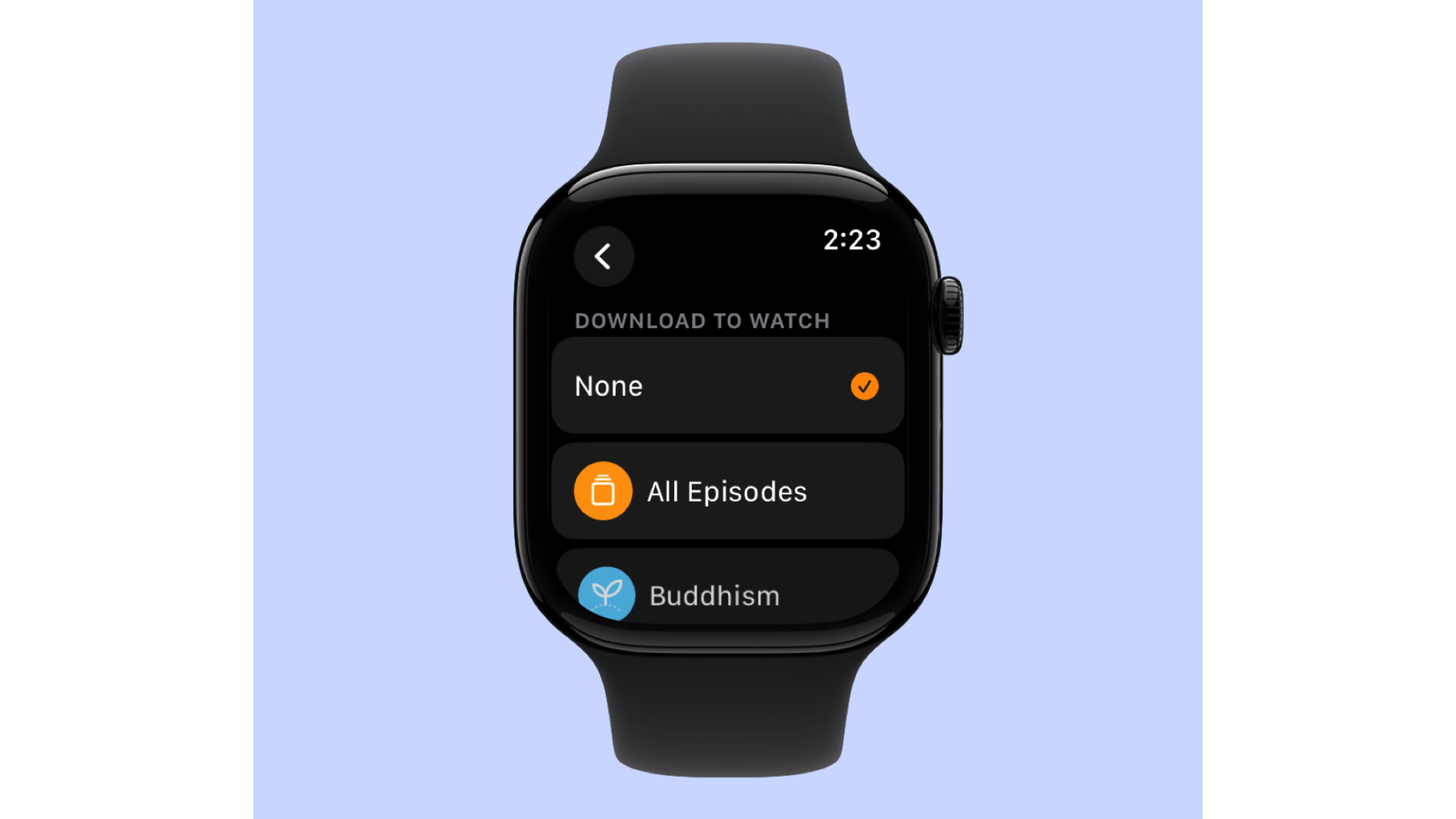 Apple Watch Offline Playback.