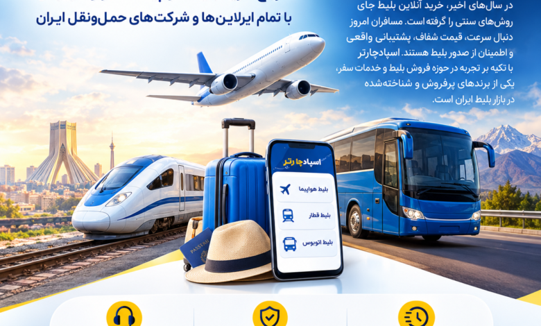 خرید آنلاین بلیط سفر با اسپادچارتر